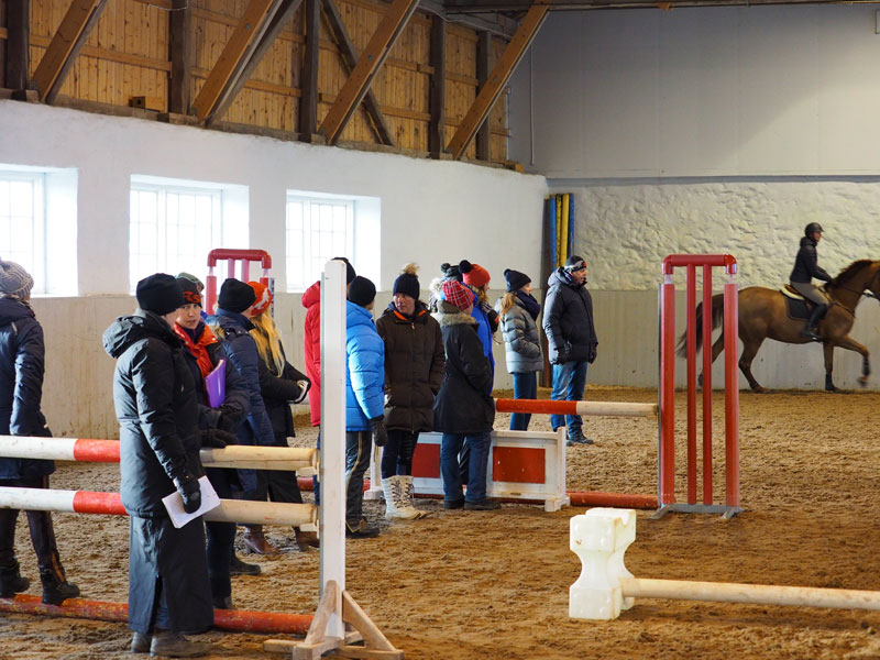 Trots kylan var intresset p topp under hela fortbildningsdagen. Foto: Ivan Zulueta Flores